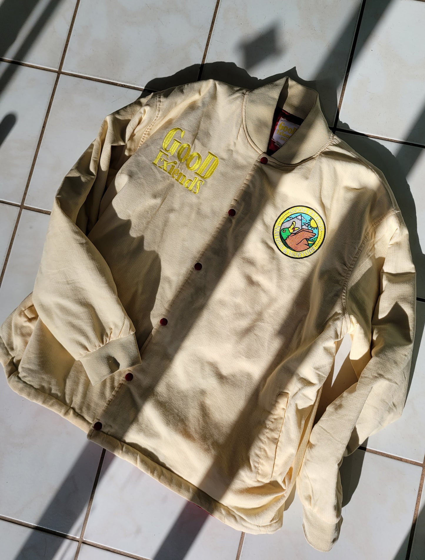 Nature and Nurture Box-Cut Corduroy Jacket